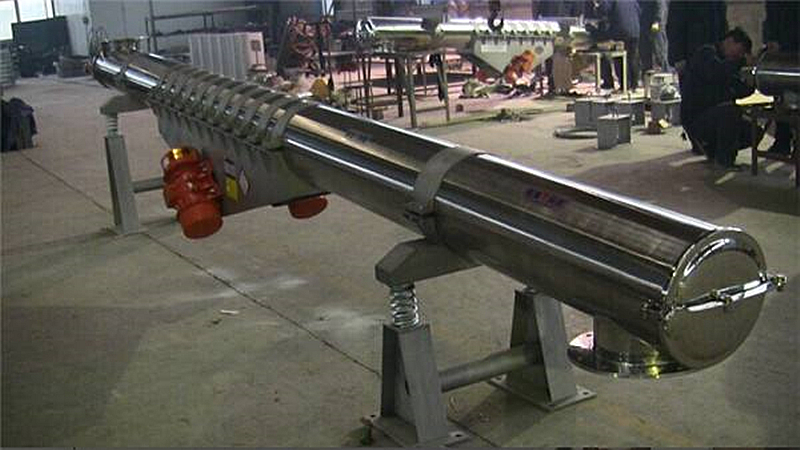 新型不锈钢管式振动输送机
