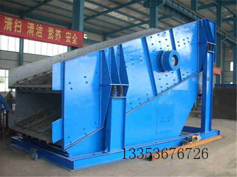 矿用圆振动筛的筛分过程