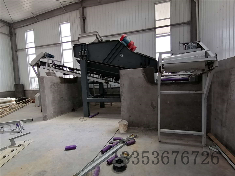 垃圾处理线筛分输送设备安装现场3