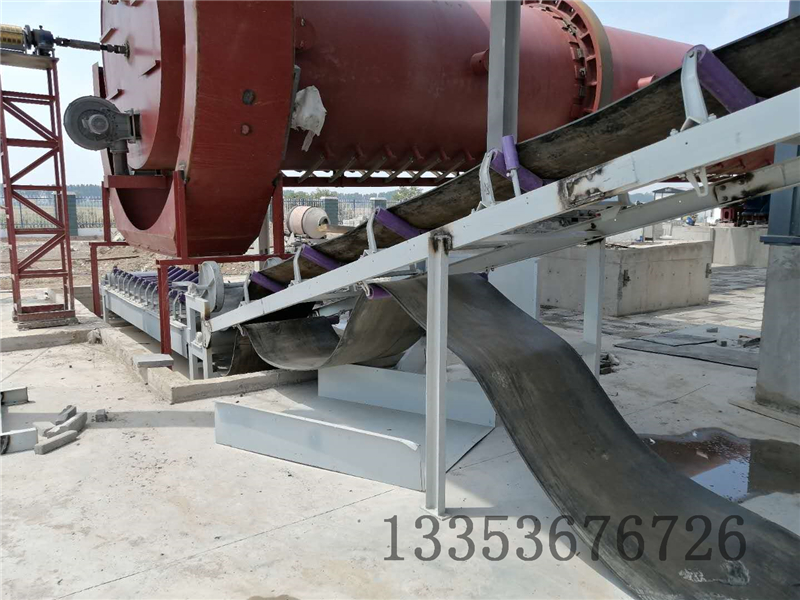 垃圾处理线筛分输送设备安装现场5