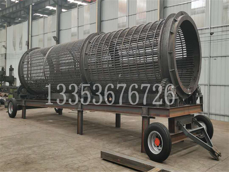 移动滚筒筛-垃圾分级处理滚筒筛2