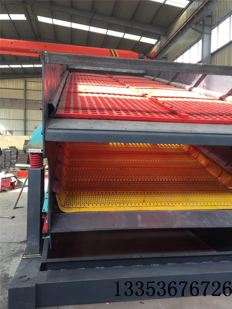 弛张筛矿石分级全封闭不漏粉环保驰张筛设备的安装维护23