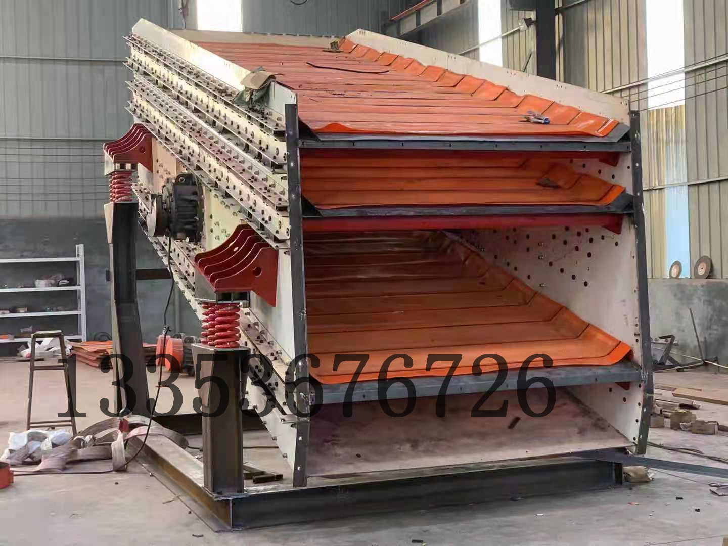 鸡米石砂石料沸腾筛2