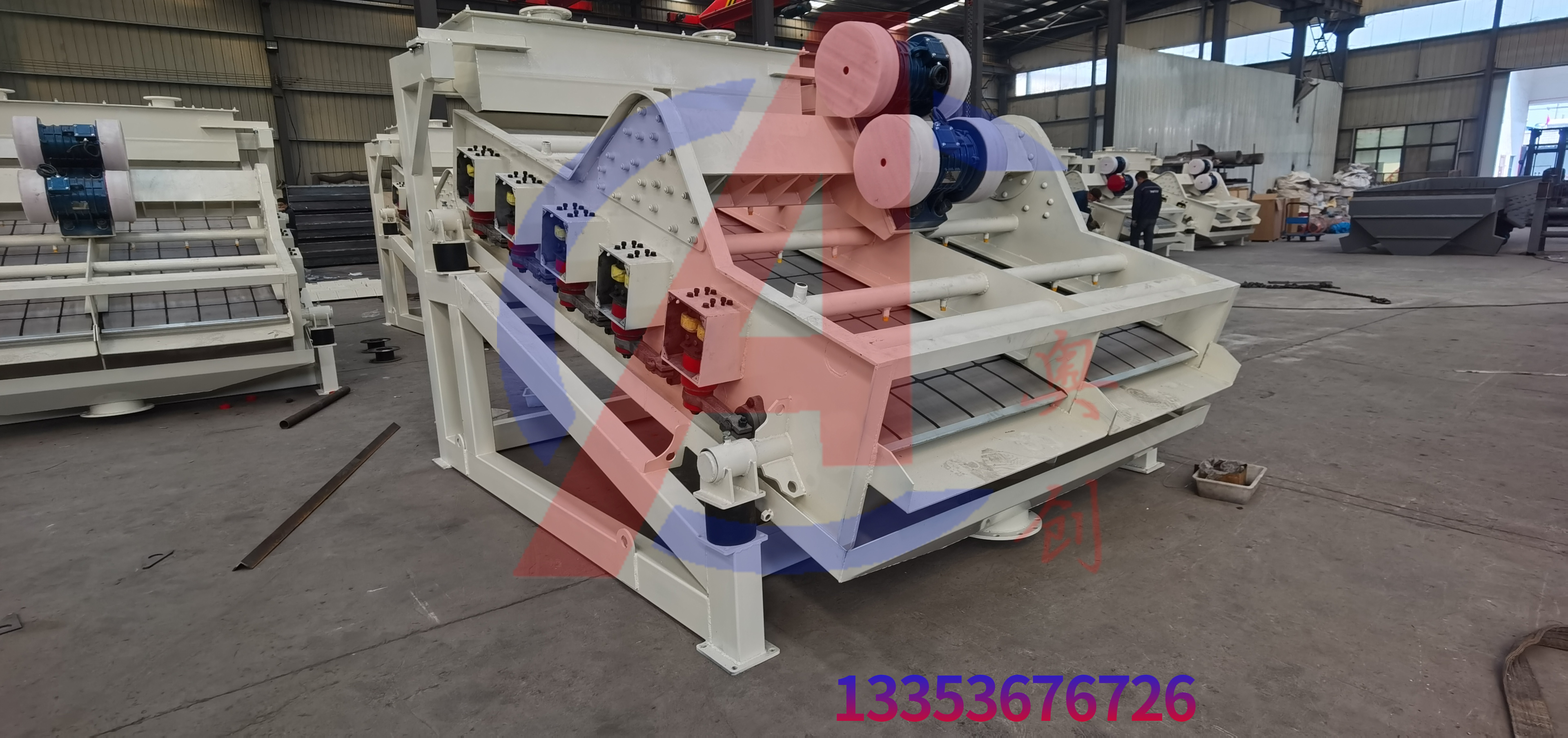 尾矿泥浆使用高频电磁筛脱水